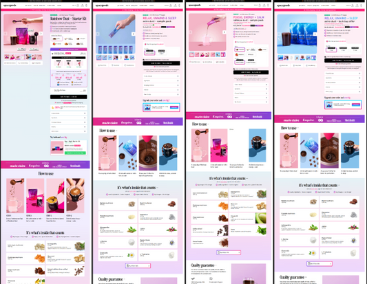 CUSTOM SHOPIFY PRODUCT PAGE DESIGN & UX