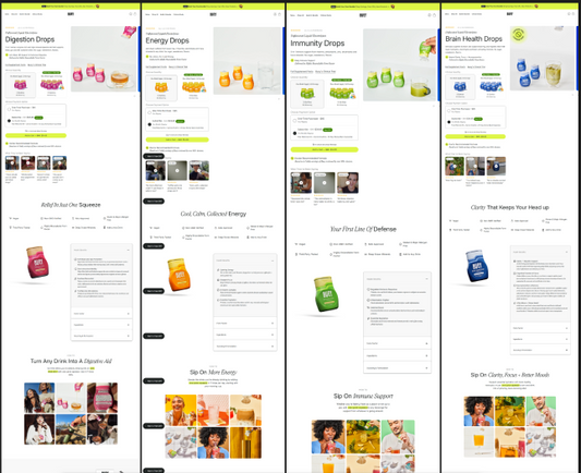 Custom Shopify Landing / Product Page Design
