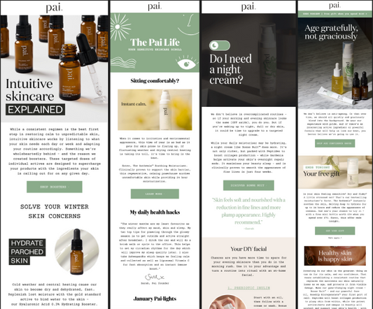 Email Campaign Templates for Skincare Brands with Klaviyo