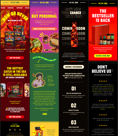 Klaviyo Email Design for Food Stores