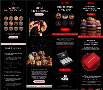 Klaviyo Email Design For Bakery Products