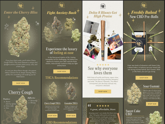 Design High-Converting Emails in Klaviyo for THC and CBD Brand