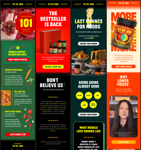 Klaviyo Email Strategy For Food Brand