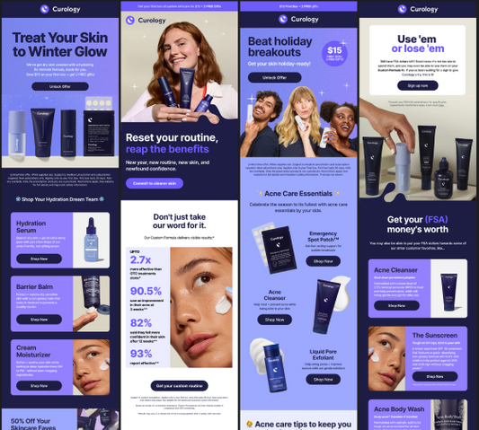 Automated Email Flows in Klaviyo for Shopify Skin Care Brand