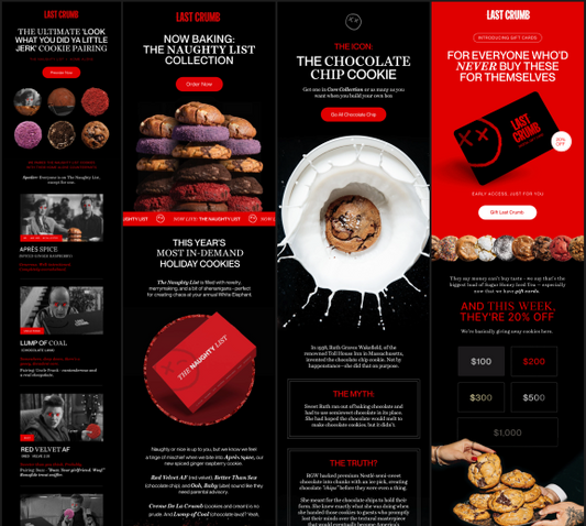 Klaviyo Templates For Online Cookie Shops