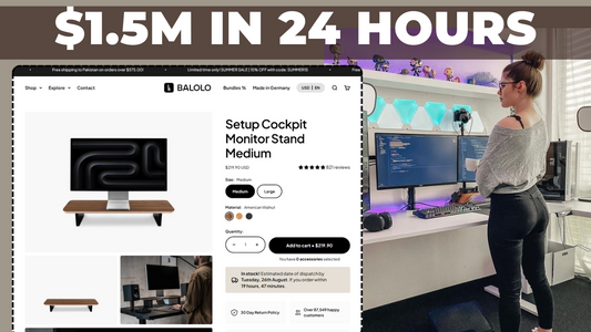 Shopify Landing Page That Generated $9.1M in 45 Days