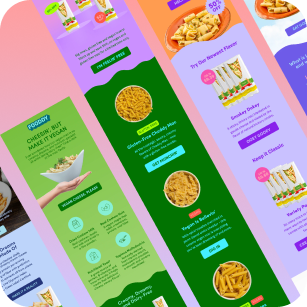 Food / Supplement Brands Email Marketing Templates - 13 Pack Figma Editable Templates - 3.8% Conversion Rate