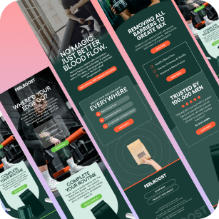 Supplement Brands Email Marketing Templates - 20 Pack Figma Editable Templates - 5.5% Conversion Rate