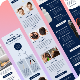 Beauty / Health Brands Email Marketing Templates - 11 Pack Figma Editable Templates - 3.9% Conversion Rate