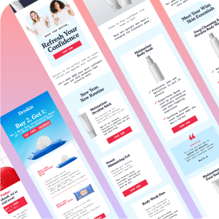 Beauty / Health Brands Email Marketing Templates - 16 Pack Figma Editable Templates - 3.5% Conversion Rate