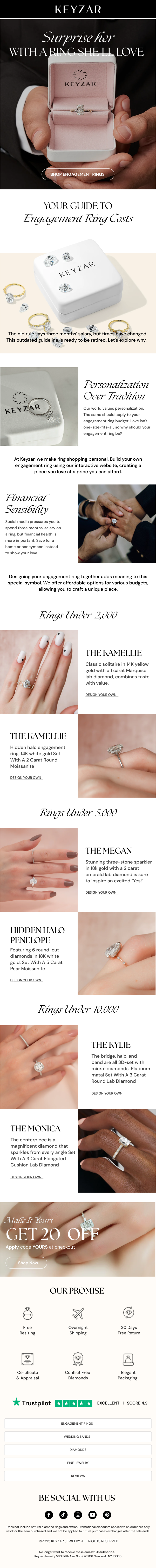 Little Hunter Email Design
