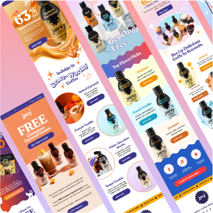 Supplement Brand Email Marketing Templates - 21 Pack Figma Editable Templates - 3.1% Conversion Rate