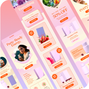 Women’s Probiotic Brands Email Marketing Templates - 11 Pack Figma Editable Templates - 3.4% Conversion Rate