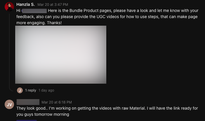 Client testimonial